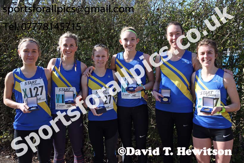 Senior womens Northern 6 Stage Road Relay Champs., Birkenhead Park. Photo: David T. Hewitson/Sports for All Pics
